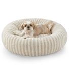 Cama para animais de estimação MIXJOY 58x58x20cm Rosquinha lavável para cães pequenos Cama para animais de estimação MIXJOY 58x58x20cm Rosquinha lavável para cães pequenos