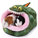 Cama para Animales Pequeños JanYoo - Casa Refugio para Cobayas, Ratones, con Diseño de Alce Rojo Cama para Animales Pequeños JanYoo - Casa Refugio para Cobayas, Ratones, con Diseño de Alce Rojo