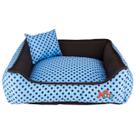 Cama para Cachorro Caminha Pet Lavavel Fundo Antifriagem Impermeavel Porte Pequeno e Medio Quadrada Café