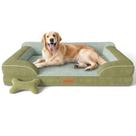 Cama para Cachorro CWAWZ XL 107 cm Ortopédica com Gel Refrescante Impermeável
