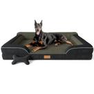 Cama para Cachorro CWAWZ XXL Ortopédica com Gel Refrescante 135x107cm Preta