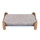 Cama para Cachorro e Gato Pet Pequeno Porte Morfeu Cor Nogueira e Veludo Claro Cama para Cachorro e Gato Pet Pequeno Porte Morfeu Cor Nogueira e Veludo Claro