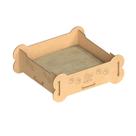 Cama Para Cachorro Gato Caminha Pet Luxo Madeira Colchão