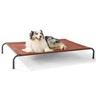 Cama para cães Bedsure XL Elevated Outdoor Terracotta para 34 kg