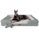 Cama para cães CWAWZ XXL Gel ortopédico, espuma viscoelástica, impermeável