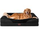 Cama para cães EHEYCIGA Memory Foam XL ortopédica impermeável 42x30x19cm