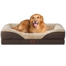 Cama para cães EHEYCIGA Memory Foam XL ortopédica impermeável 48x35x7,5 polegadas