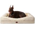 Cama para cães EHEYCIGA Memory Foam XL ortopédica impermeável 48x35x7,5cm
