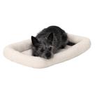 Cama para cães Furhaven Sherpa Fleece Bolster Crate Pad para cães XS