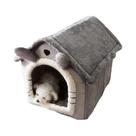 Cama Para Cães Grande, Média E Pequena, Tenda Interna Quente Para Animais De Estimação Com Almofada
