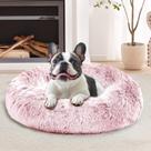 Cama para cães JOLLYVOGUE Small Calming Anti-Ansiety Donut Cuddler