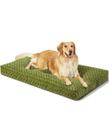 Cama para Cães KSIIA Lavável Antiderrapante Pelúcia 89x58 cm Verde