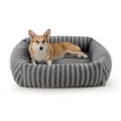 Cama para cães MIXJOY Medium 76x61x20cm Lavável, Cinza Macio