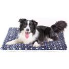 Cama para cães Mora Pets, tapete reversível de fleece para caixa de transporte, 89 x 58 cm Cama para cães Mora Pets, tapete reversível de fleece para caixa de transporte, 89 x 58 cm