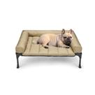 Cama para cães Veehoo Cooling Elevated com almofada impermeável 81x64cm