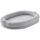 Cama para cães VEVOR Human Size 72x48x10 com capa lavável cinza Cama para cães VEVOR Human Size 72x48x10 com capa lavável cinza