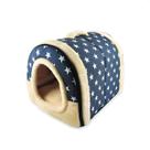 Cama Para Casinha Cachorro Com Teto Caverna Almofada Macia