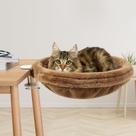 Cama para Escritorio para Gatos FAHKNS de Tela de Piel Sintética Suave para Gatos de Interior