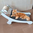 Cama para gato com arranhador e brinquedo pet