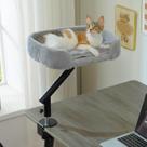 Cama para gato PAWZ Road de mesa con montaje y rotación 360 gris