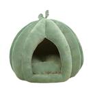 Cama Para Gatos Em Formato De Abóbora, Espessa, Lavável, Quente E Fechada Para O Halloween