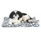 Cama para gatos Furhaven ThermaNap, lavável e com aquecimento automático, Snow Leopard
