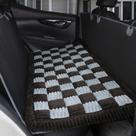 Cama para Perro HAPYFOST para Asiento Trasero de Coche, Antideslizante y Lavable, Gris
