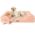 Cama para Perros CWAWZ Jumbo 114x89cm Ortopédica con Gel Refrigerante