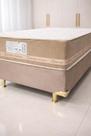 Cama Para Solteiro Conjunto Box 188x88 Base + Colchão de Molas ensacadas