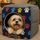 Cama Pata Color 3em1 Suede Macio Quentinho para Cachorro Gato Pet Cubo Toca Iglu Tamanho P, M, G, GG Cama Pata Color 3em1 Suede Macio Quentinho para Cachorro Gato Pet Cubo Toca Iglu Tamanho P, M, G, GG