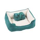 Cama Pawise para Cães Pet Bone Verde