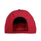 Cama Pet 2x1 Casinha Cabana Toca Iglu Cães Gato Almofada M