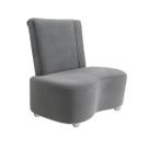 Cama Pet Bob Estofada para Cães e Gatos Cinza 56x40cm Liberty Móveis