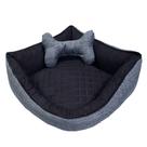 Cama Pet de Canto Luna Grande Quadrada Impermeável Cama Pet de Canto Luna Grande Quadrada Impermeável