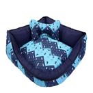Cama Pet de Canto Luna Pop Extra Grande Quadrada Cama Pet de Canto Luna Pop Extra Grande Quadrada