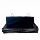 Cama Pet e Capa Protetora 2 em 1 para Assento Traseiro Veicular Gigante Toddy Estampado Impermeável Variação: Preto