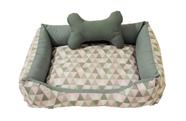 Cama Pet Geométrico com Cinza Cama Pet Geométrico com Cinza