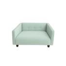 Cama Pet Kiara Baby Estofada para Cães e Gatos Menta 60x50cm