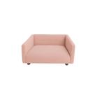 Cama Pet Kiara Baby Estofada para Cães e Gatos Rosê 60x50cm