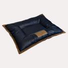 Cama pet luxo impermeável P 67 x 49 x 7 cm Azul marinho