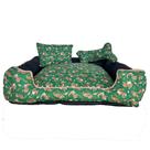 Cama Pet Onix Médio Quadrada Impermeável Variação: Dino Verde Cama Pet Onix Médio Quadrada Impermeável Variação: Dino Verde