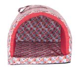Cama Pet Para Cachorro Ou Gato Iglu Toca Vermelha Cama Pet Para Cachorro Ou Gato Iglu Toca Vermelha