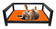 Cama Pet Para Cães e Gatos Caminha Grande 69x54 Suspensa Reforçada Luxo Almofada Impermeável
