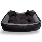 Cama pet para caes gato caminha de Cachorro suede com ziper fundo impermeavel enchimento siliconado