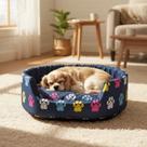 cama pet pequeno cachorro e gato caminha Europa redonda macia i confortavel para pet até 5 kg