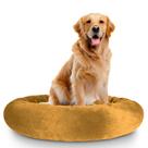 Cama Pet Redonda De Pelúcia Para Cachorros e Gatos G