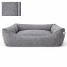 Cama Pet Retangular Lavavel Woohoo Para Cão e gato Linho Cor:Cinza G Cama Pet Retangular Lavavel Woohoo Para Cão e gato Linho Cor:Cinza G