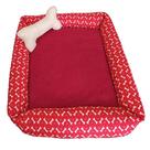 Cama Pet Simples Soft Grande Vermelha