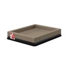 Cama Pet Sleep Pelmex Foam Marrom e Preto para Cães e Gatos - Tamanho 2