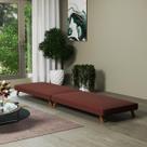Cama Portátil Dobrável Solteiro 0,90x1,90 Cappuccino -C/Colchão Embutido